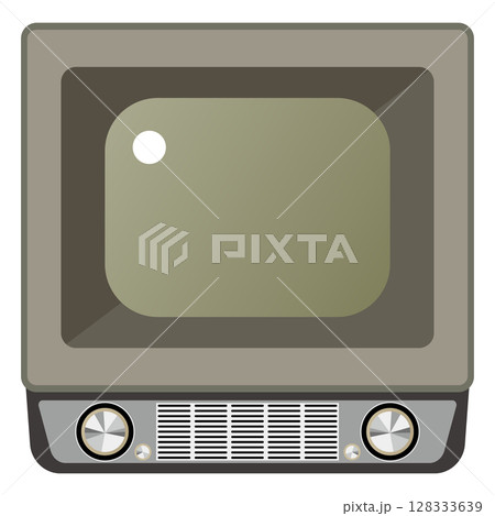 レトロなテレビのイラスト 128333639
