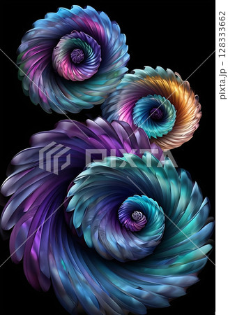 Velvet-Backed Swirling Iridescent Vortex Velvet-Backed Swirling Iridescent Vortex 128333662