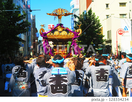 川口神社神幸祭(埼玉県川口市)の風景(2024年) 川口神社神幸祭(埼玉県川口市)の風景(2024年) 128334234