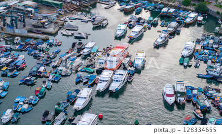 July 5 2025 View of Coastal Harbor With Boats and Surrounding Buildings 128334655