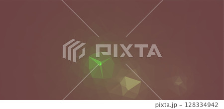 Abstract background dark color polygon pattern low poly triangle shape, geometric background with lowpoly background 128334942