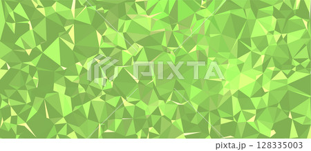 Abstract background Green polygon pattern low poly triangle shape, geometric background with lowpoly background 128335003