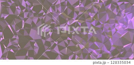 Abstract background Purple dark polygon pattern low poly triangle shape, geometric background with lowpoly background 128335034