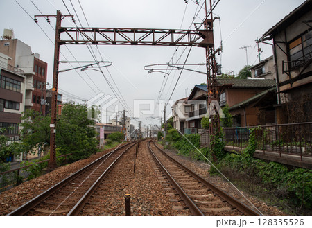 尾道の線路 128335526