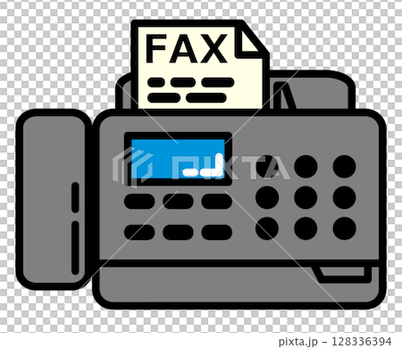 用於發送和接收文件以及發送傳真的傳真機的插圖 128336394