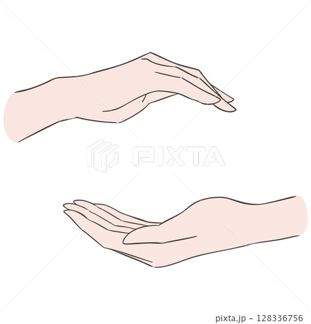 パーラ・ムドラのイラスト 128336756