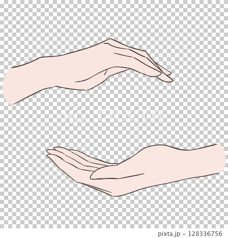 パーラ・ムドラのイラスト 128336756