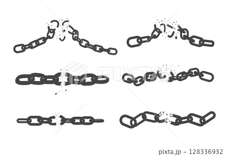 Broken chain silhouette, Broken chain svg, Broken chains freedom svg, Broken chains vector, Freedom broken chain silhouette, Freedom broken chain svg 128336932