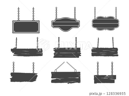 Vintage sign board with chain silhouette, Vintage sign board svg, Vintage sign board silhouette, Vintage sign board with chains svg, Sign board with chains svg, Sign board svg Vintage sign board with chain silhouette, Vintage sign board svg, Vintage sign board silhouette, Vintage sign board with chains svg, Sign board with chains svg, Sign board svg 128336935