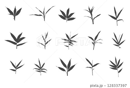 Bamboo leaf svg, Bamboo leaf silhouette, Bamboo leaf vector, Bamboo leaf icon, Bamboo leaf clipart. Bamboo leaf svg, Bamboo leaf silhouette, Bamboo leaf vector, Bamboo leaf icon, Bamboo leaf clipart. 128337397