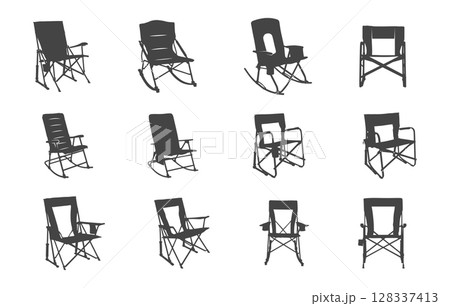 Rocker camping chair svg, Rocker camping chair silhouette, Camping chair silhouette, Camping chair svg, Outdoor camping chair svg, Camping rocking chair svg, Camping chair vector illustration. Rocker camping chair svg, Rocker camping chair silhouette, Camping chair silhouette, Camping chair svg, Outdoor camping chair svg, Camping rocking chair svg, Camping chair vector illustration. 128337413