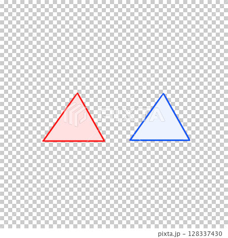 Triangle Red Blue Simple Triangle Red Blue Simple 128337430