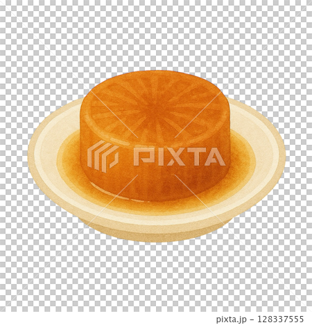 【おでん】大根のイラスト/タイプ3 128337555