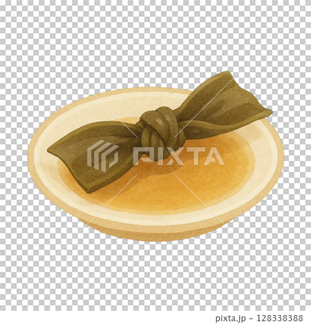 [Oden] Illustration of knotted kelp 128338388