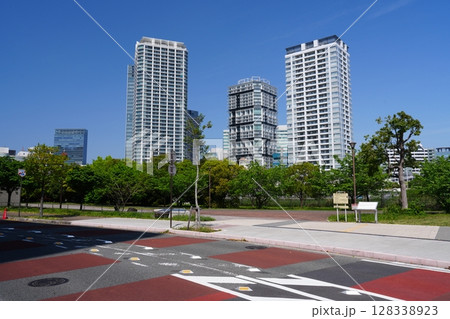 横浜 横浜ポートサイドの住宅街 横浜 横浜ポートサイドの住宅街 128338923