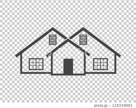 Real Estate Logo Vector, Real Estate Logo Design, Property Logo Vector, Real Estate Logo Svg, House silhouette logo. 128339001