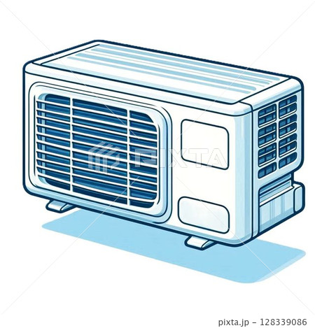 エアコンの室外機のイラスト 128339086