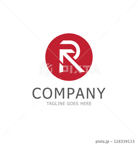 R letter arrow vector illustration icon logo template design R letter arrow vector illustration icon logo template design 128339113