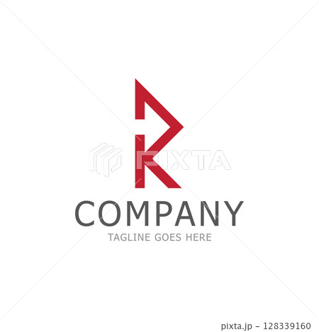 R letter arrow vector illustration icon logo template design R letter arrow vector illustration icon logo template design 128339160