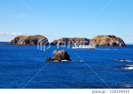 新島-式根島の船 128339341