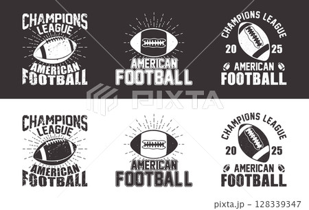 Vintage american football t-shirt design, Grunge american football t-shirt design svg, Grunge football champions league t-shirt svg 128339347