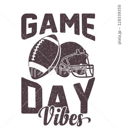Game day vibes american football shirt design, Vintage football t shirt design, Grunge american football t shirt svg 128339350