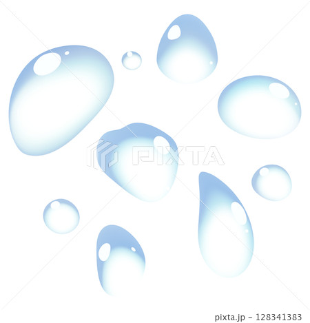 水滴のイラスト 128341383