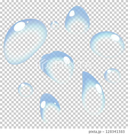 水滴のイラスト 128341383