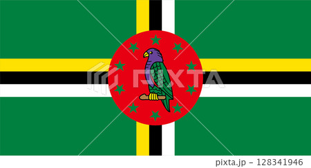 ドミニカ国国旗 128341946