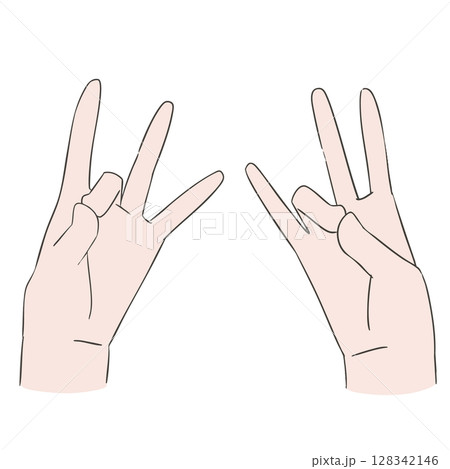 ヴィヤーナ・ヴァーユ・ムドラのイラスト 128342146