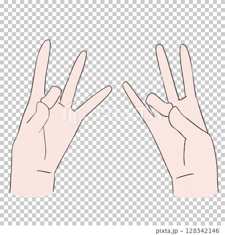 ヴィヤーナ・ヴァーユ・ムドラのイラスト 128342146