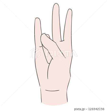 スーリヤ・ムドラのイラスト 128342156