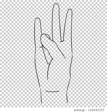 スーリヤ・ムドラの白黒イラスト 128342157