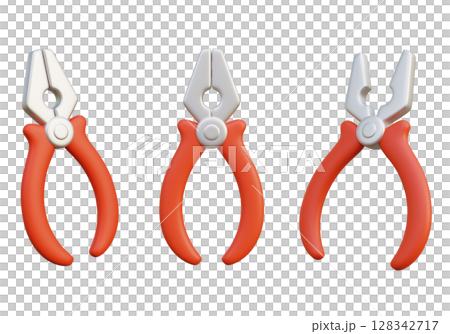 pliers 3D Graphic Icon pliers 3D Graphic Icon 128342717