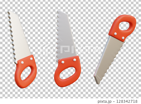 Handsaw 3D Graphic Icon 128342718