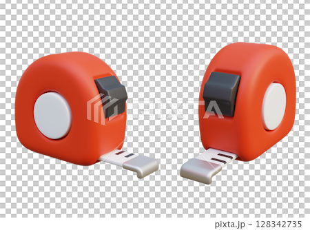 tape measure 3D Graphic Icon 128342735