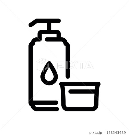 Empty frying pan kitchen 128343489