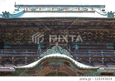 香川県金刀比羅宮境内旭社の出組と唐破風-3 香川県金刀比羅宮境内旭社の出組と唐破風-3 128343624