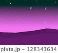 火星から見た宇宙の背景イラスト 128343634