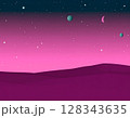 火星から見た宇宙の背景イラスト 128343635