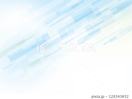 斜めラインが走るサイバー風テクスチャ背景（ブルー） 128343652
