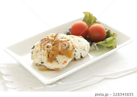 ひじき入り豆腐ハンバーグ ひじき入り豆腐ハンバーグ 128343835