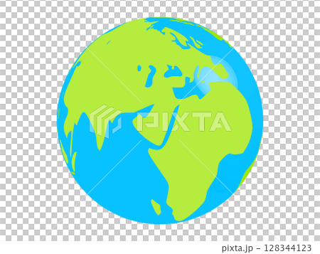 地球圖示插圖素材 128344123