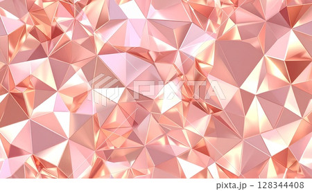 ローズゴールド/キラキラ輝く背景 ローズゴールド/キラキラ輝く背景 128344408