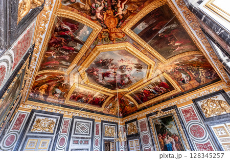 Ceilings decors of the royal apartments, Versailles, France Ceilings decors of the royal apartments, Versailles, France 128345257