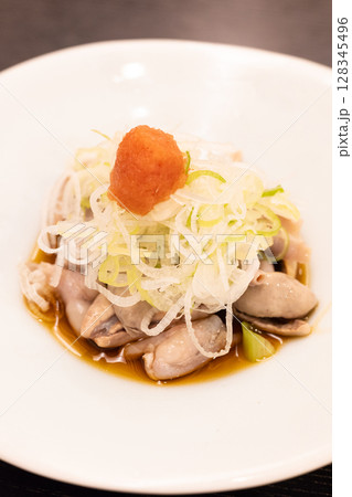 美味しい鰻の肝のポン酢和え 128345496