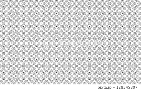 繡球花刺繡設計 128345807