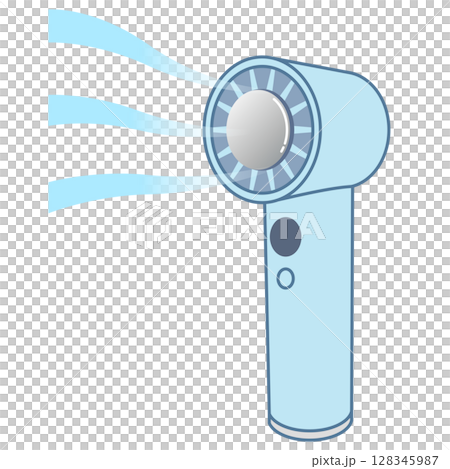 Handy fan with cooling plate Electric fan 128345987