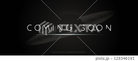 Coming Soon Banner Futuristic Minimal Font, Dark Saturn Planet Rings Background, Light Glow Effect. Ideal For SciFi Projects, Launch Conference, Digital Forum, Modern Games. Vector Illustration Coming Soon Banner Futuristic Minimal Font, Dark Saturn Planet Rings Background, Light Glow Effect. Ideal For SciFi Projects, Launch Conference, Digital Forum, Modern Games. Vector Illustration 128346191