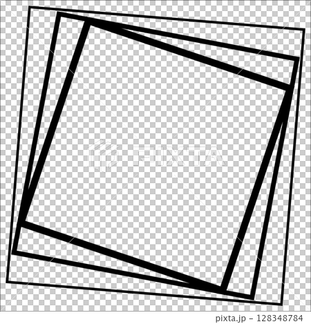 Square frame blend swirl line gradient. Technology elements 128348784